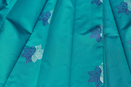 Semi  Silk Ramar  Green  saree