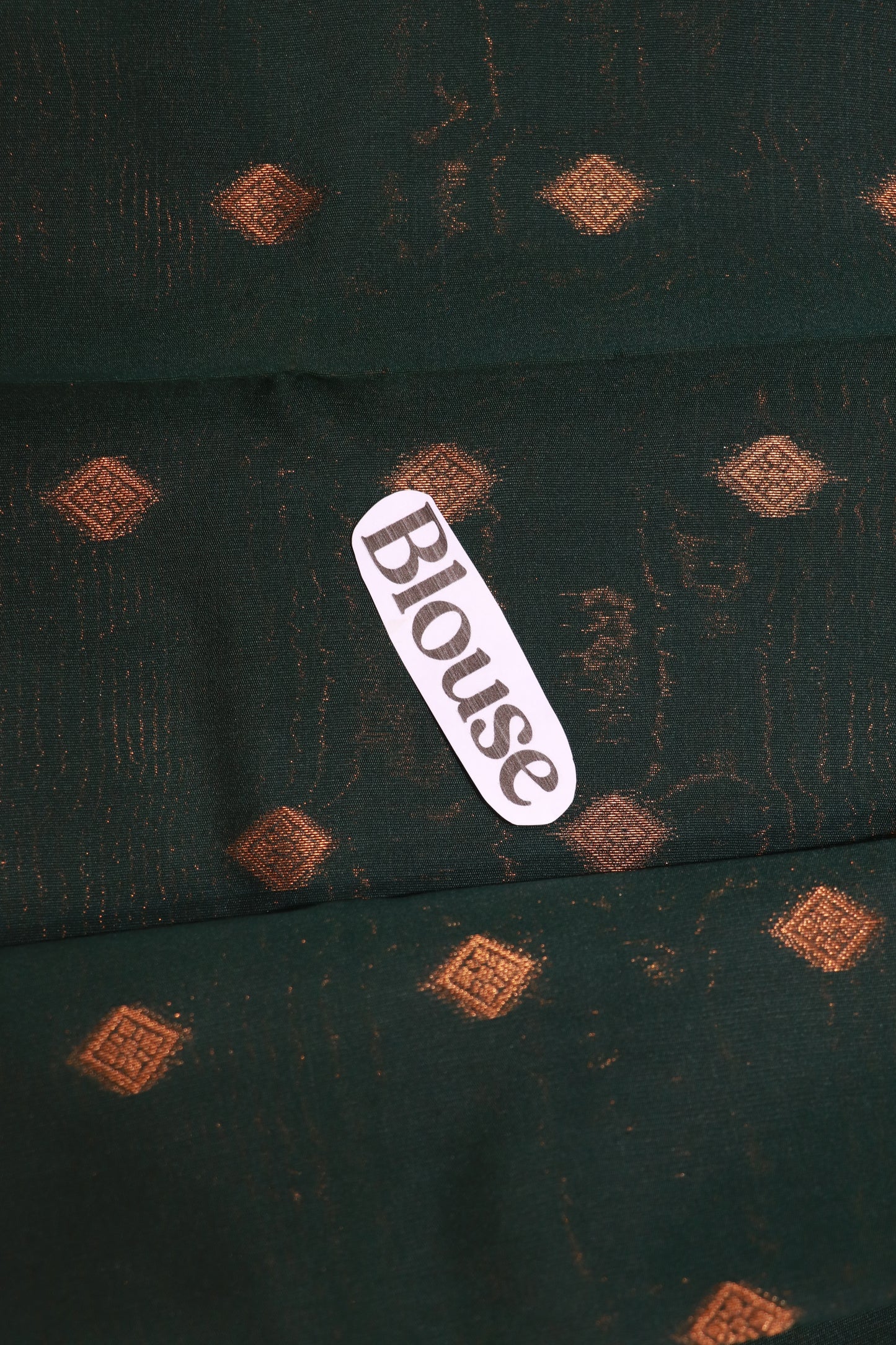 Semi silk brown with green saree