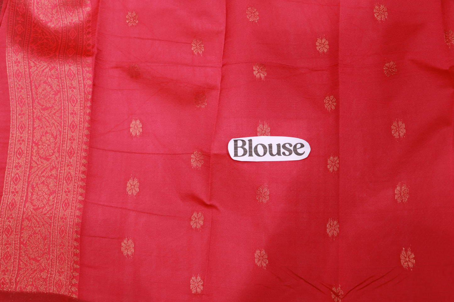 Semi  Silk Saree Pink With Bottle Green