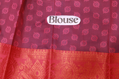 Semi  Silk Light Blue With Voilet