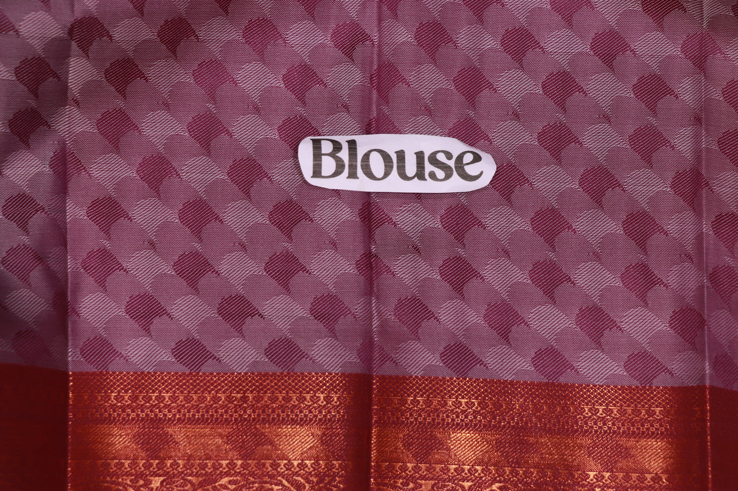 Semi  Silk Ramar Blue with Voilet