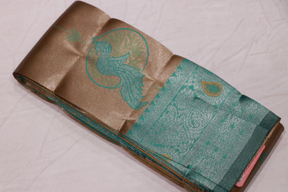 Semi  Silk Gold With Ramar Blue