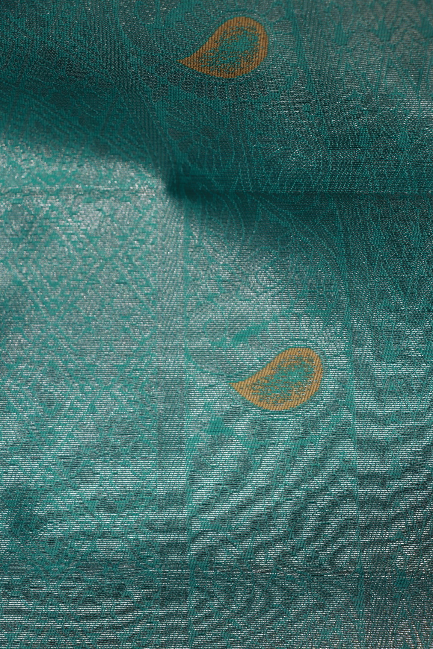 Semi  Silk Gold With Ramar Blue
