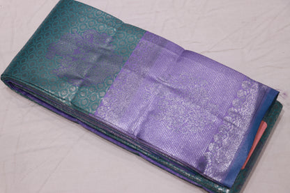 Semi  Silk Ramar Blue With  Lavender