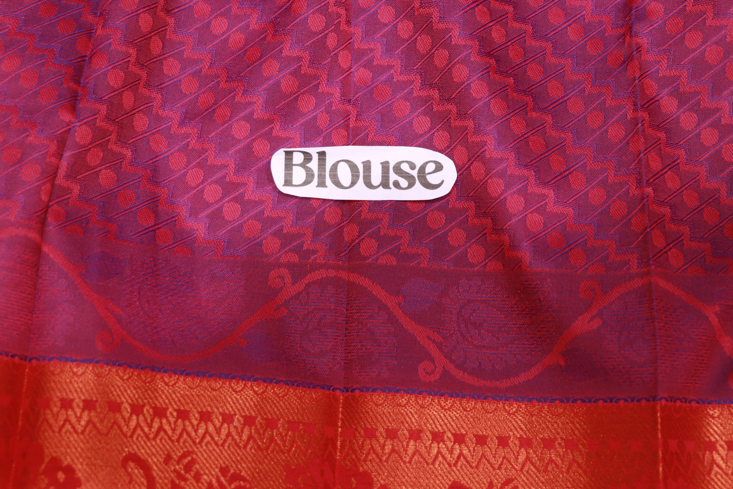 Semi Silk Saree Lavender With  Pink