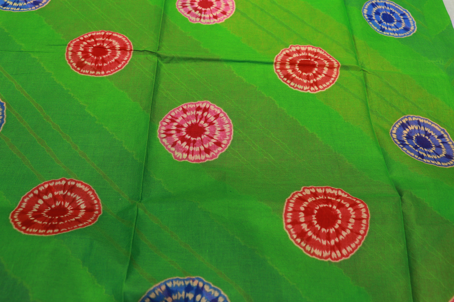 Pure  Cotton  Saree    Green
