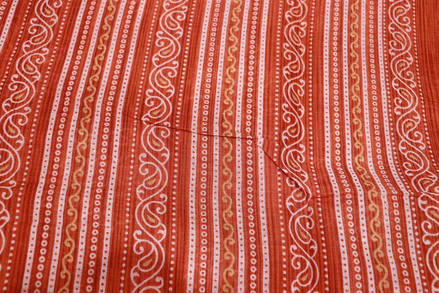 Pure Cotton Saree Brown