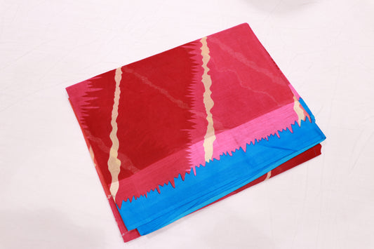 Pure cotton  Saree Pink