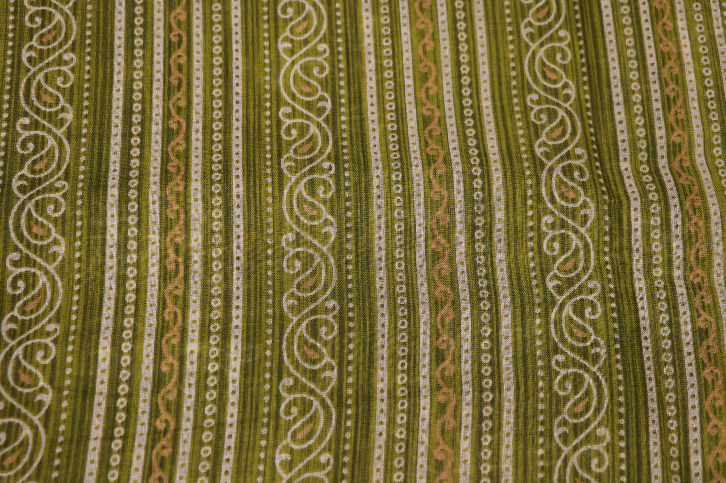 Pure  Cotton Saree Green