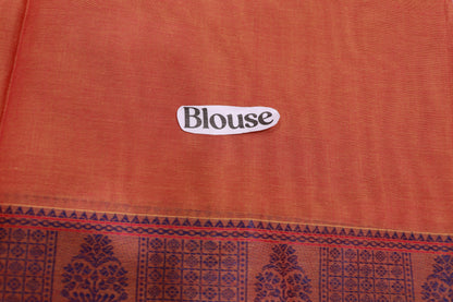 Pure Cotton Orang Saree