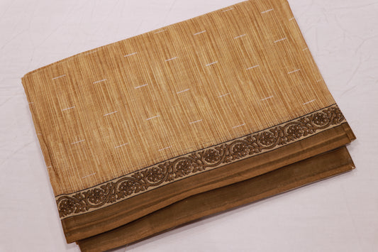 Pure  Cotton sandal  saree