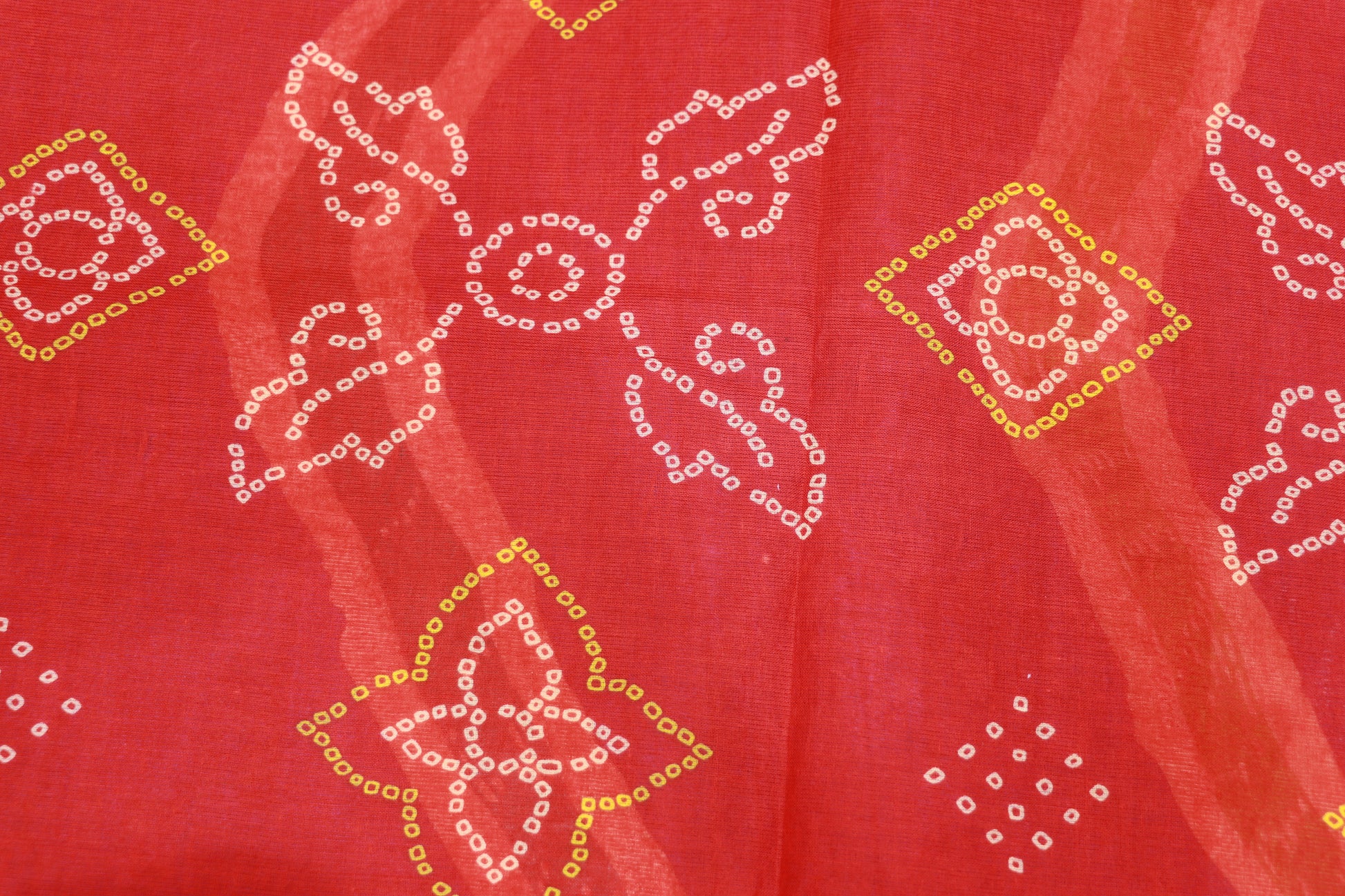 Pure Cotton  Blue  With  Red - Vaishali Silks