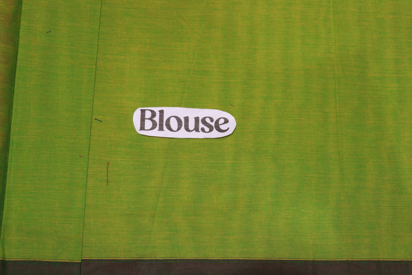 Pure  Cotton Green Saree - Vaishali Silks