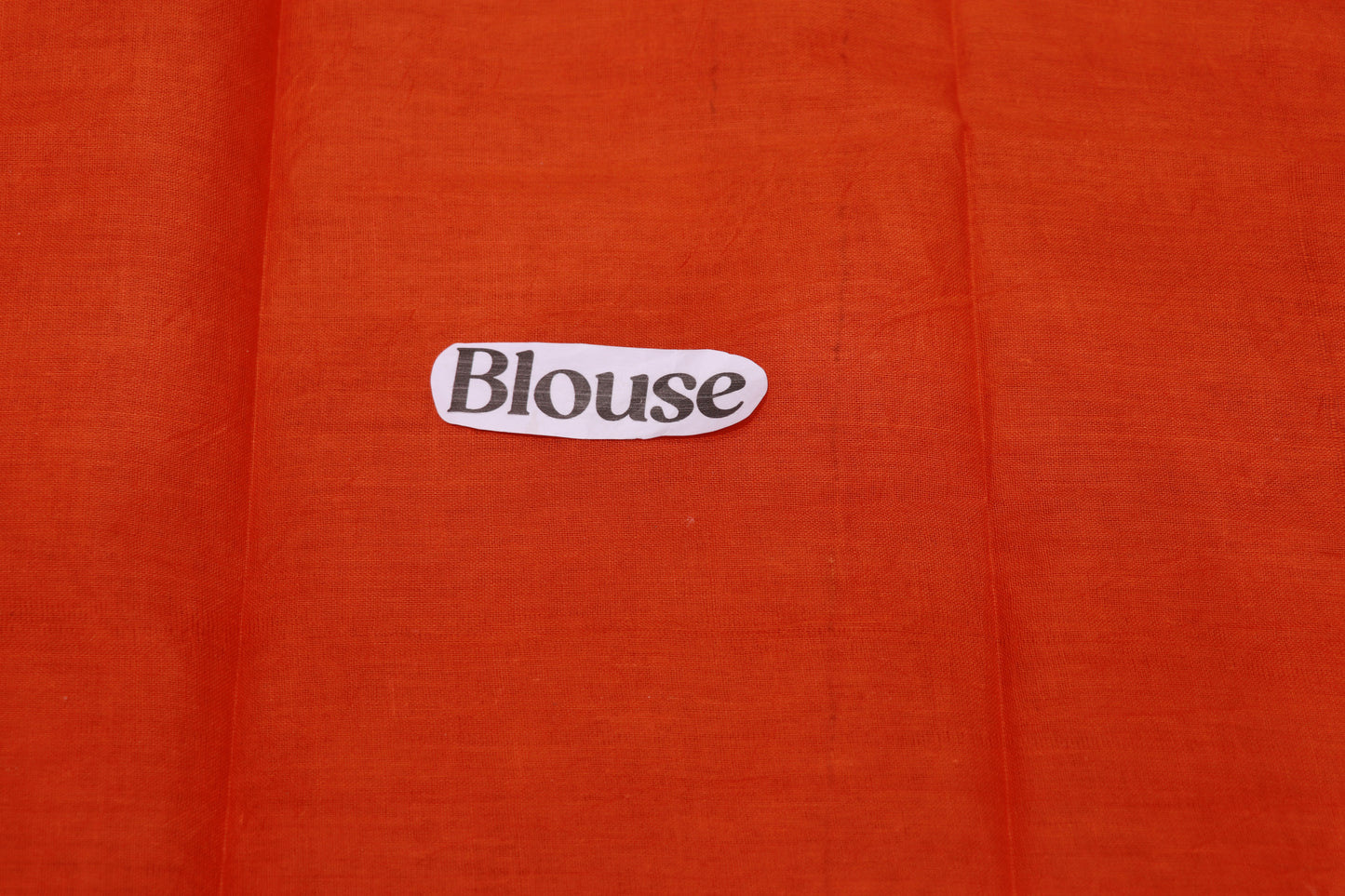 Pure Cotton  Blue With  Red Saree