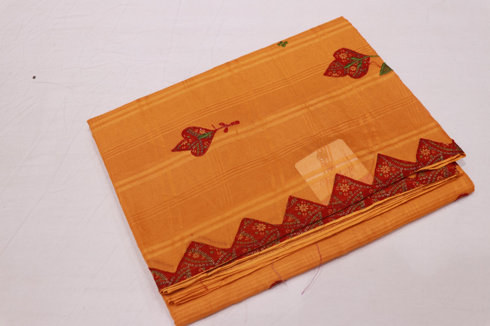 pure Cotton  yello  Saree - Vaishali Silks