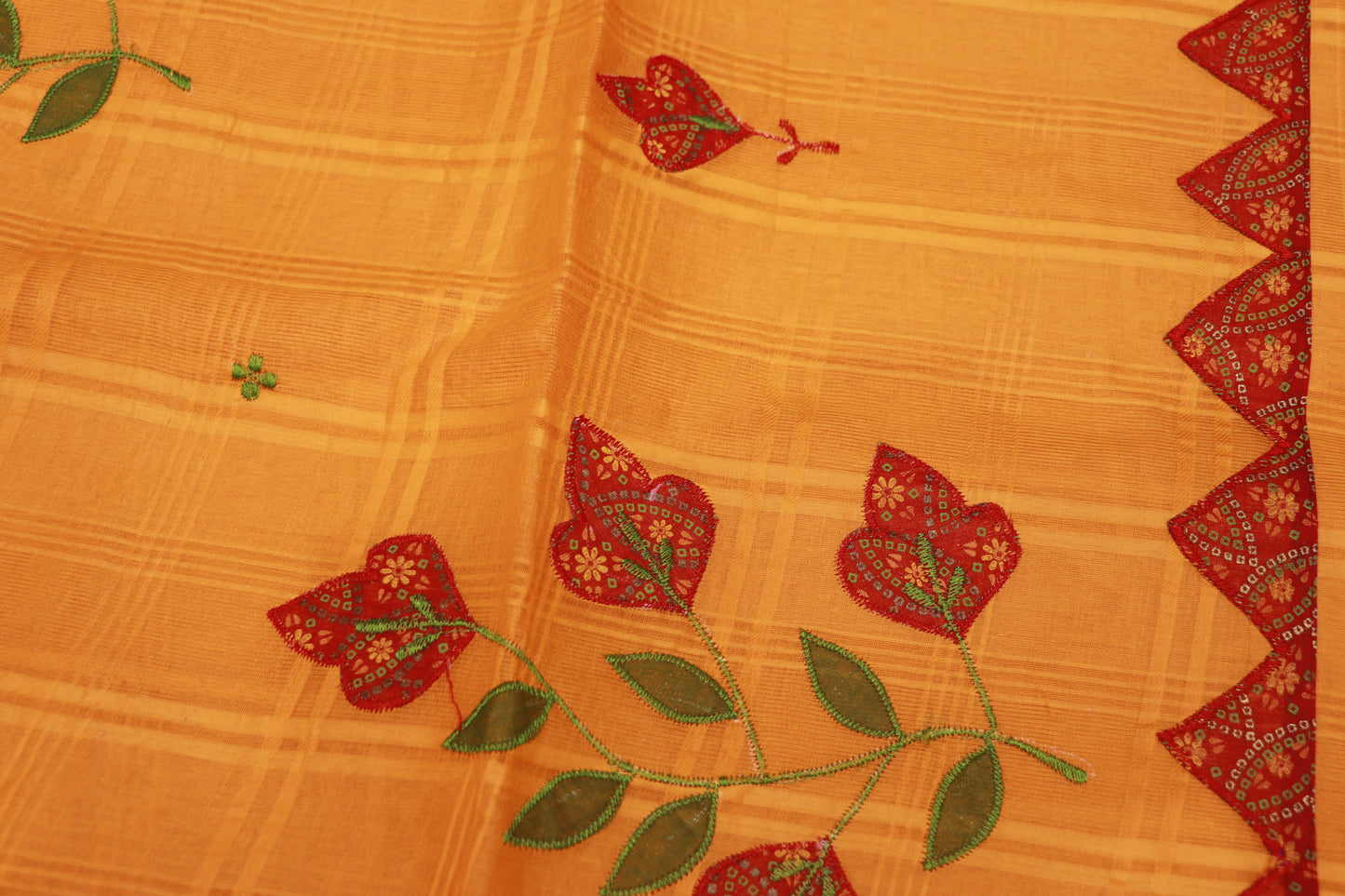 pure Cotton  yello  Saree - Vaishali Silks