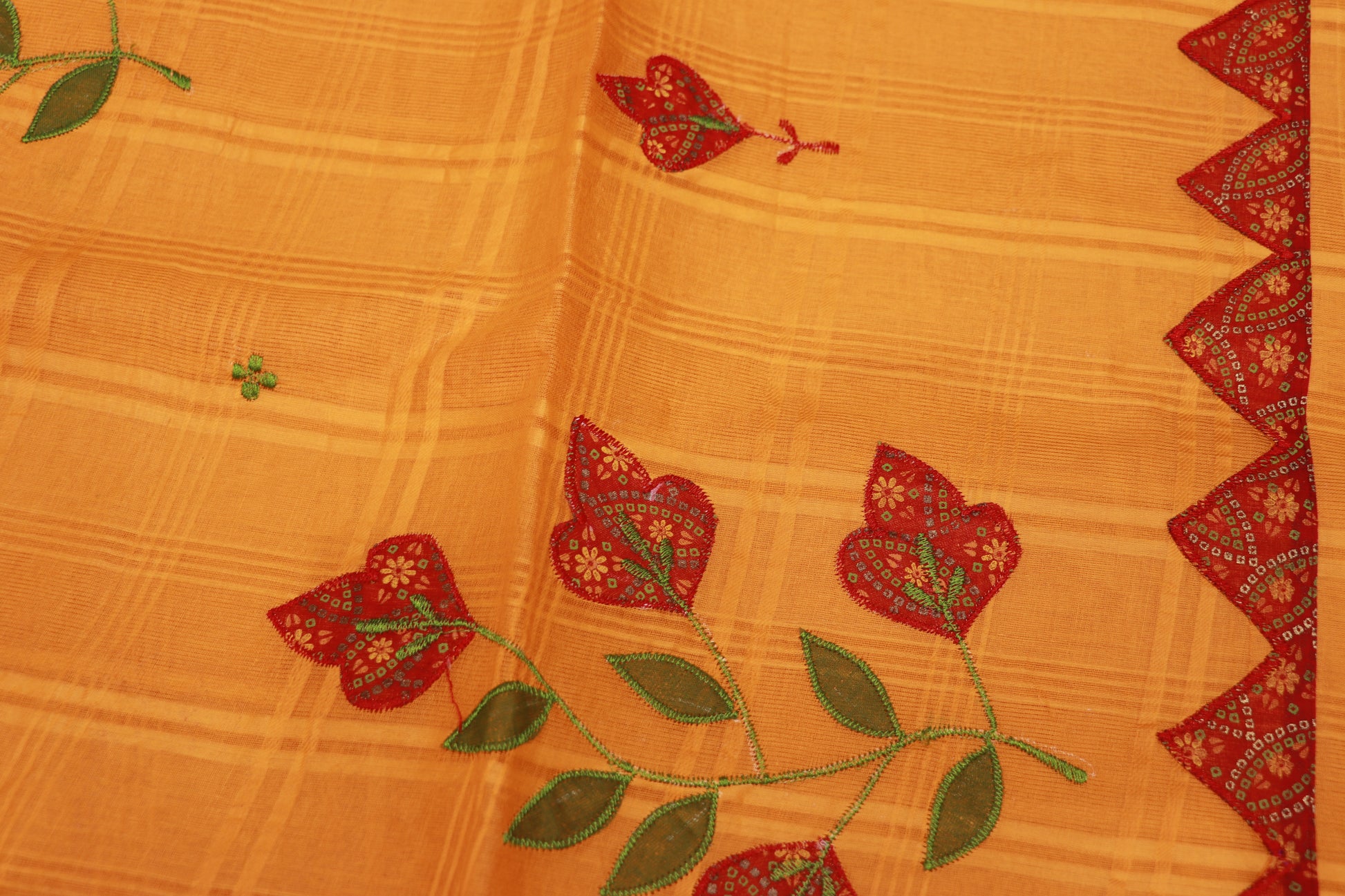 pure Cotton  yello  Saree - Vaishali Silks