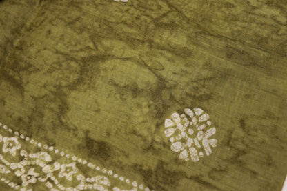 Pure Cotton Green Saree