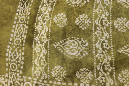 Pure Cotton Green Saree