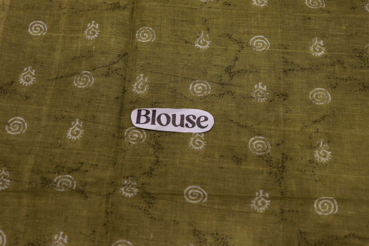 Pure Cotton Green Saree