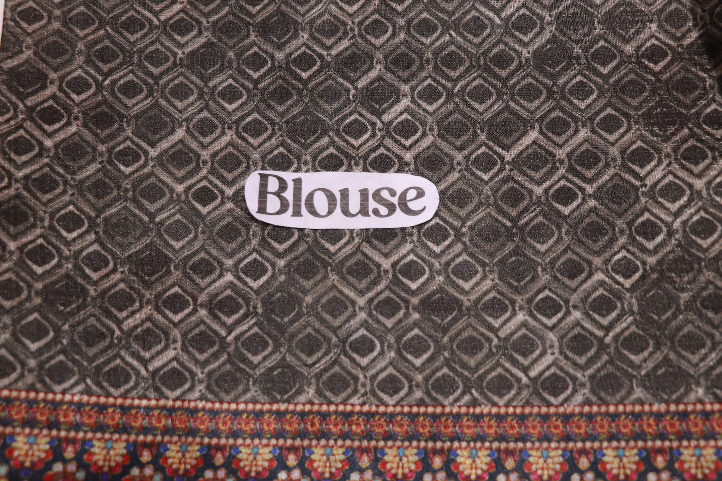 Fancy Saree  Brown Colour