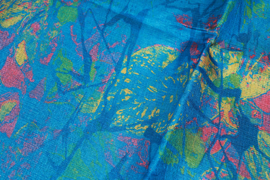 Fancy Saree Blue Colour