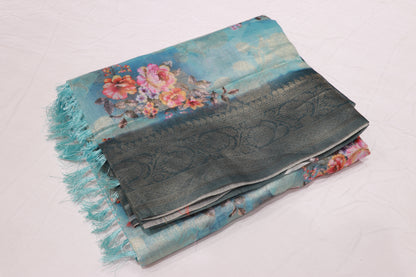 Fancy Saree Sky Blue