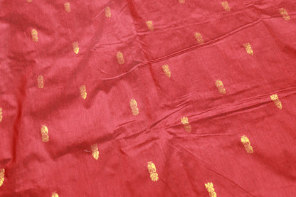 Kalyani Cotton  Saree  Red With  Black