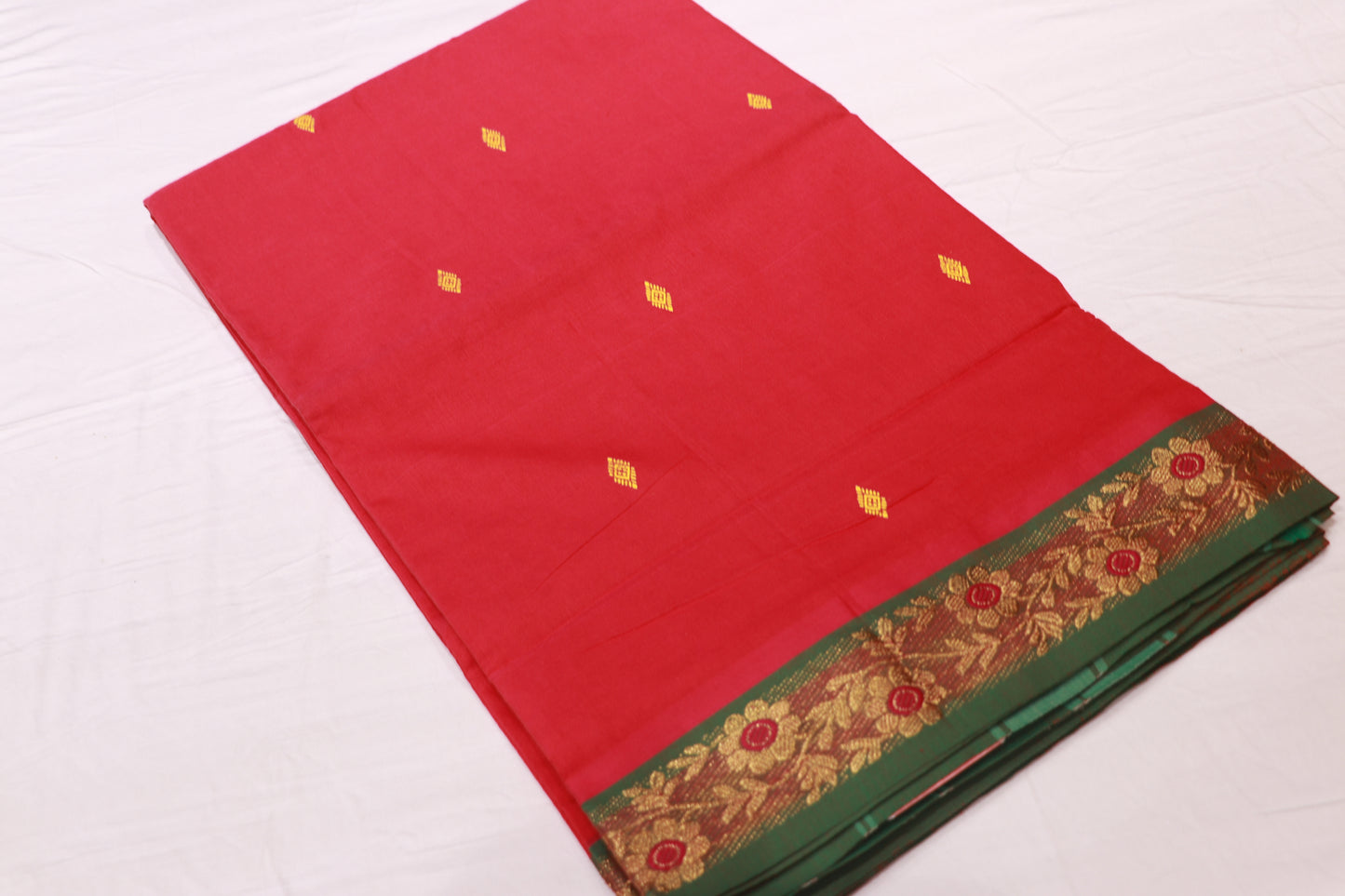 Cotton Saree Pink Colour