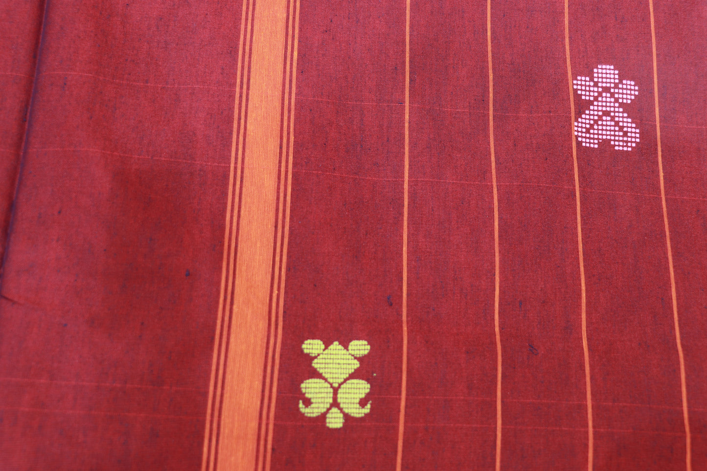 Cotton  Saree Maroon  Colour