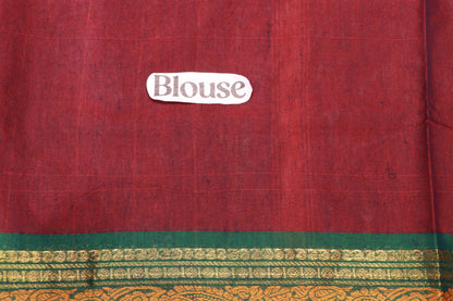 Cotton  Saree Maroon  Colour