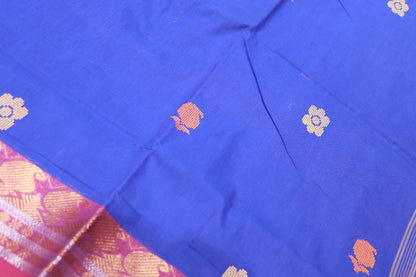 Cotton Saree  BLue Colour