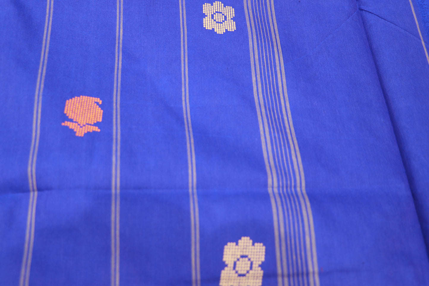Cotton Saree  BLue Colour