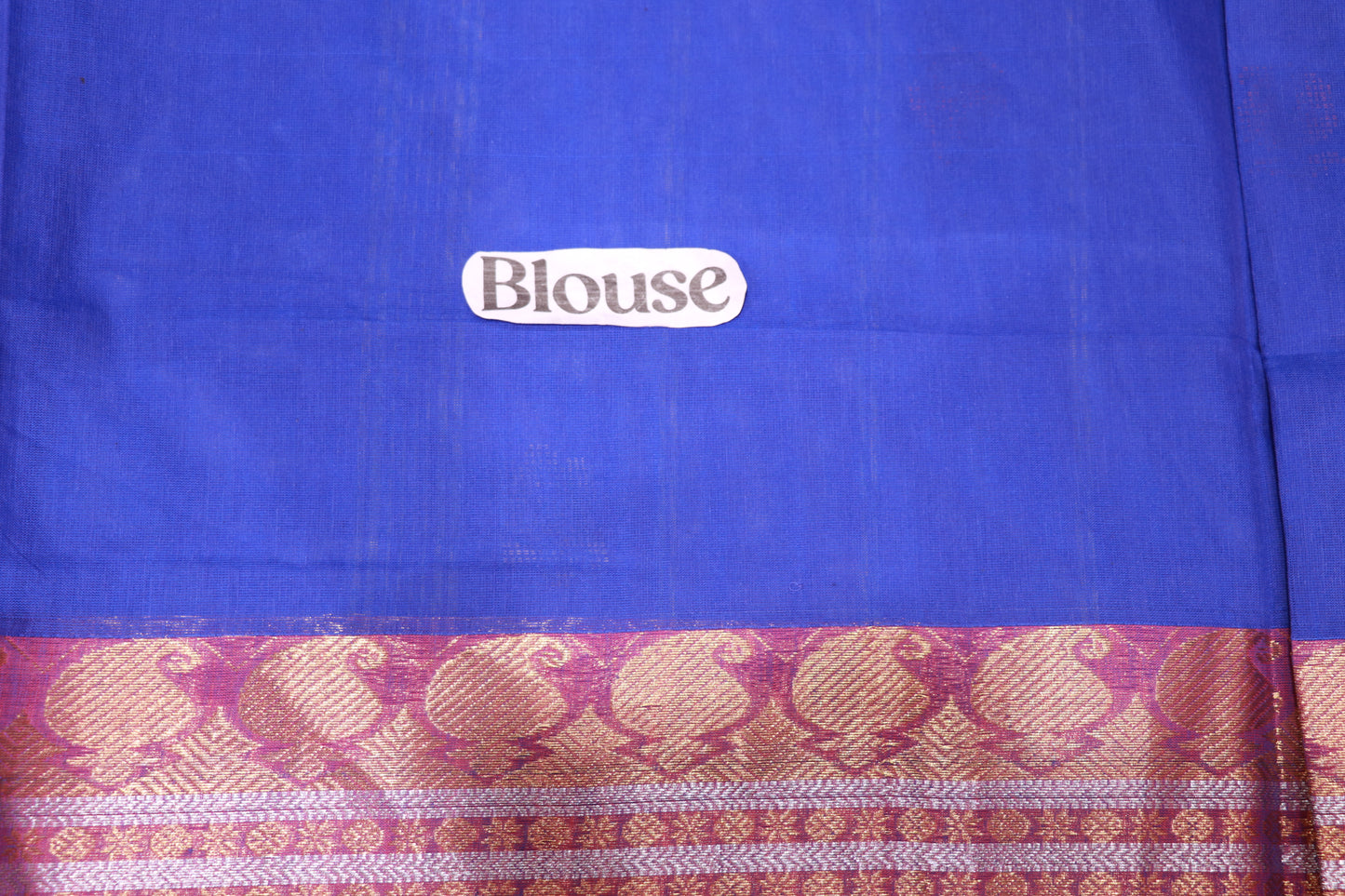 Cotton Saree  BLue Colour