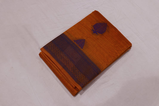 Cotton Saree Yello Colour - Vaishali Silks