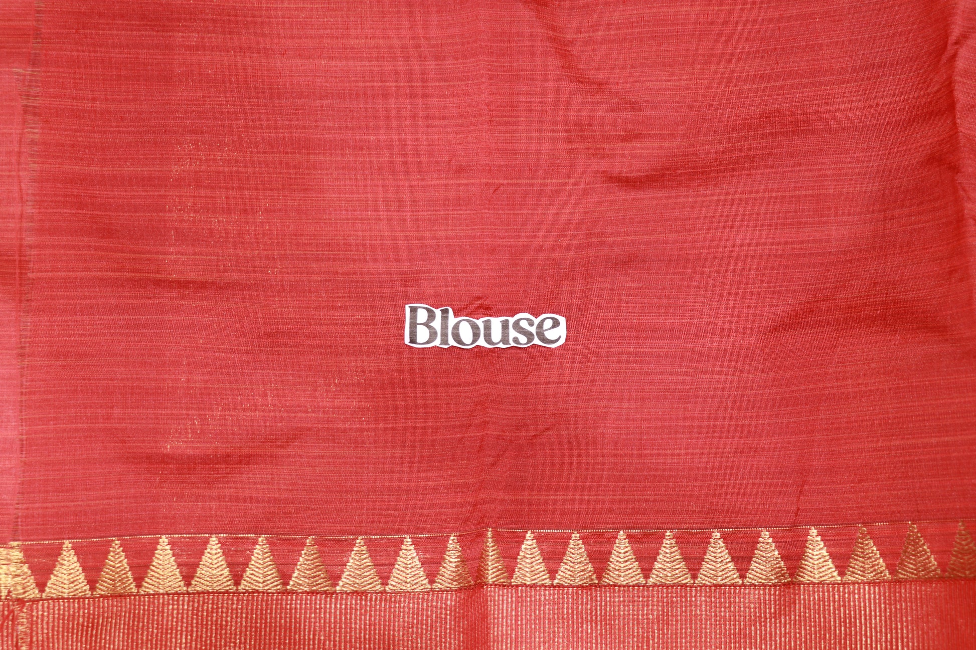 Cotton Saree Grey  With Red - Vaishali Silks