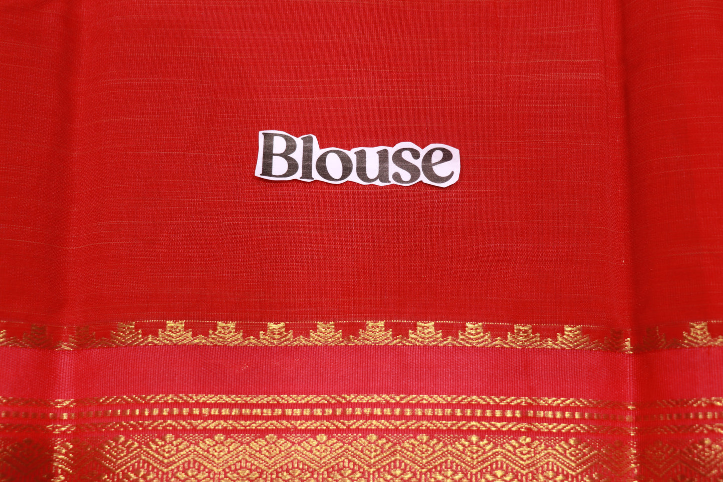 Silk Cotton Saree Blue  Colour