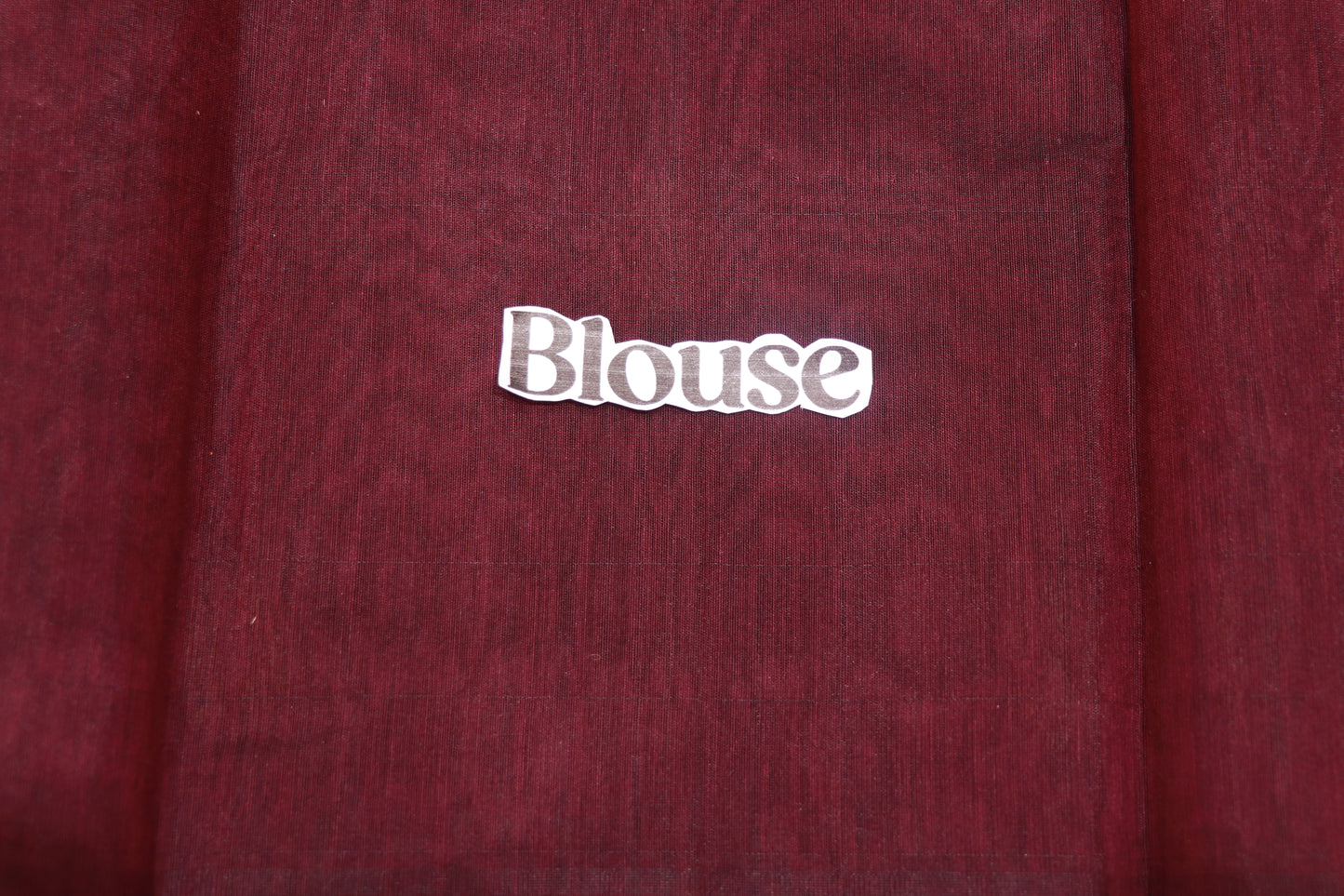 Silk Cotton Saree Dark Purple colour - Vaishali Silks