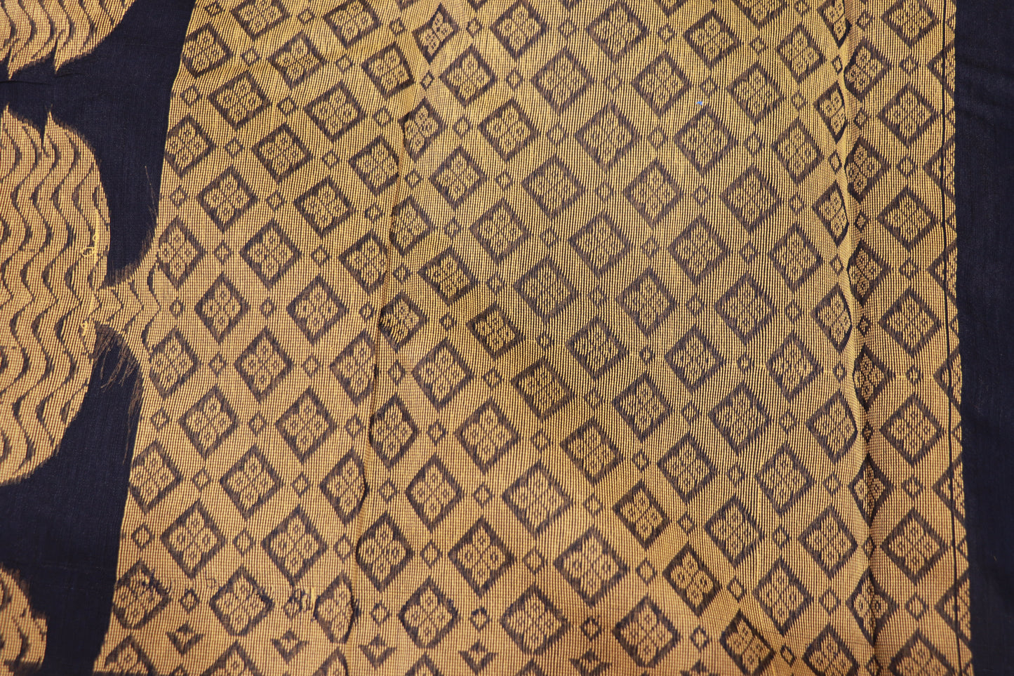 Silk Cotton Saree Blue Colour