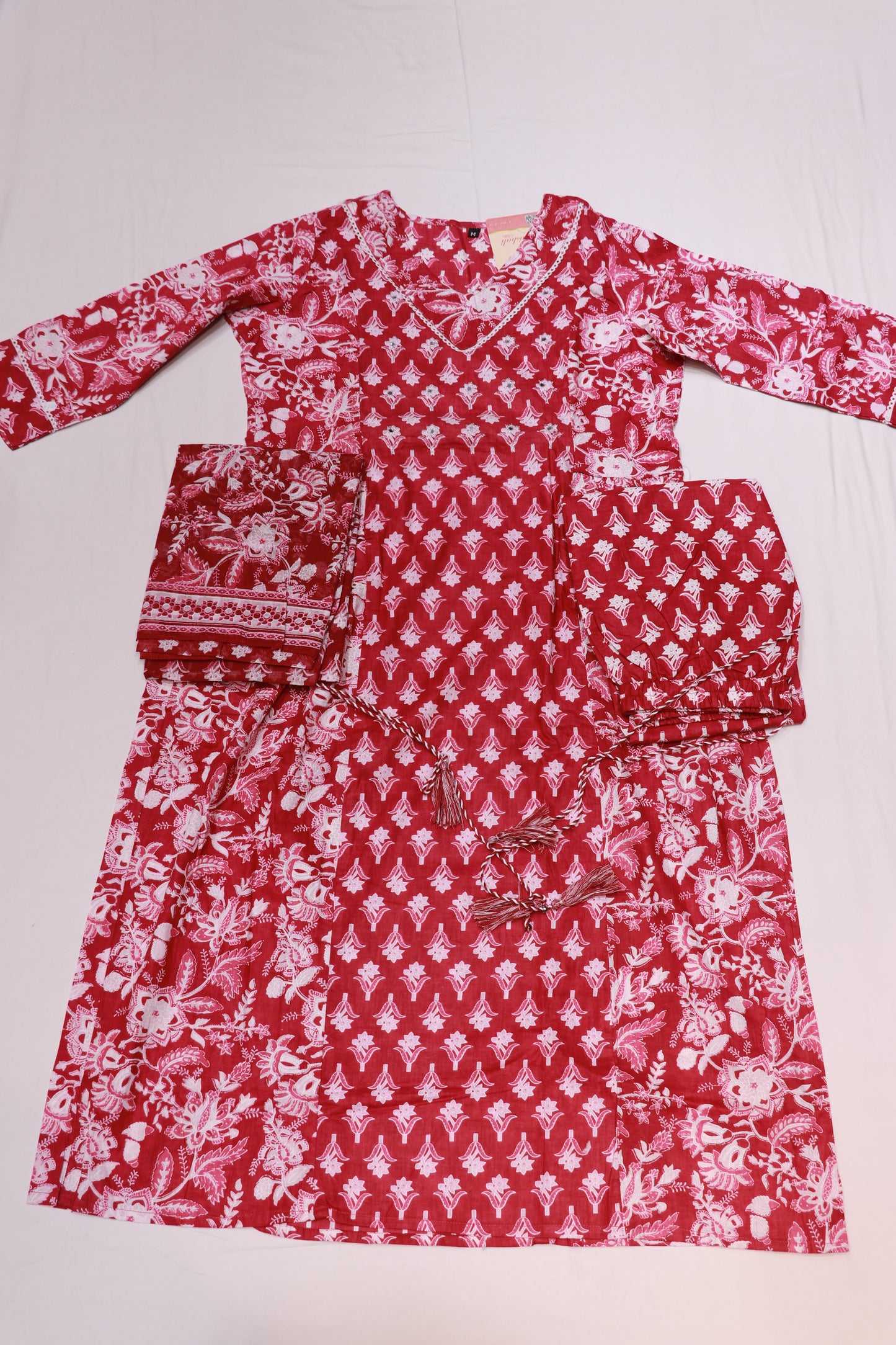 Purple Colour  Kurthi Set