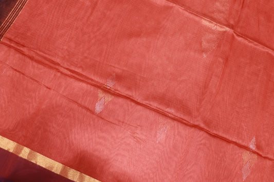 Silk Cotton Saree Onang With Violet Colour - Vaishali Silks