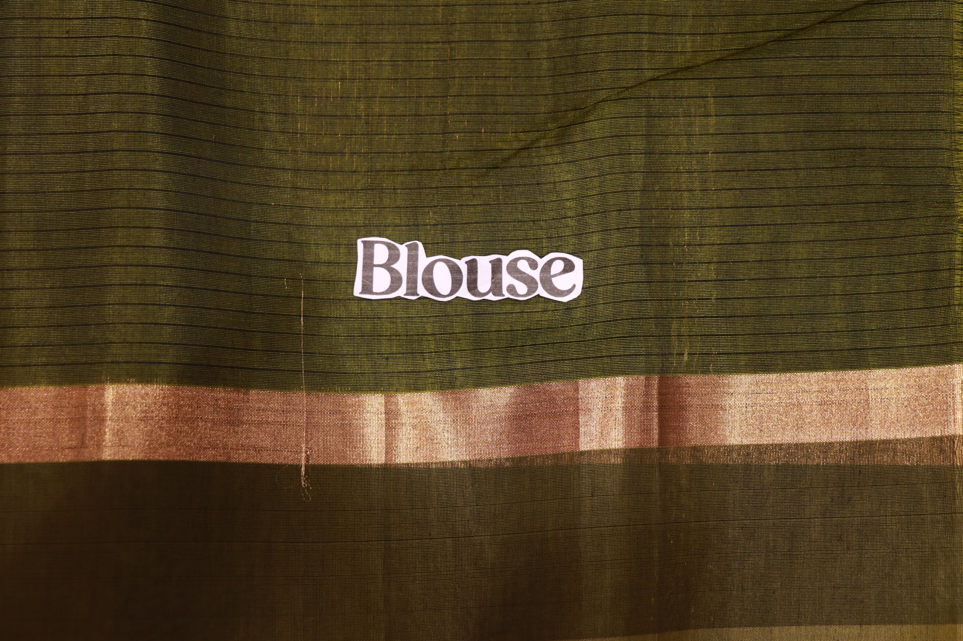 Silk Cotton Saree Green Colour - Vaishali Silks