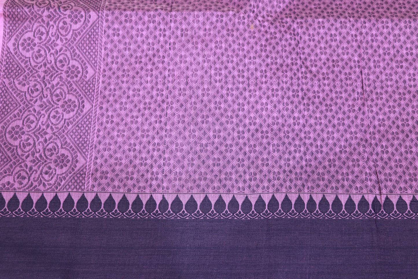 Silk Cotton  Saree Violet  Colour