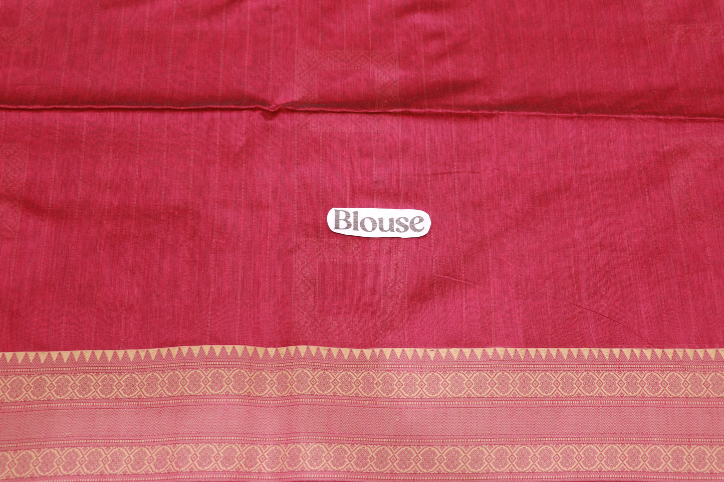 Silk Cotton Saree  Pink Colour