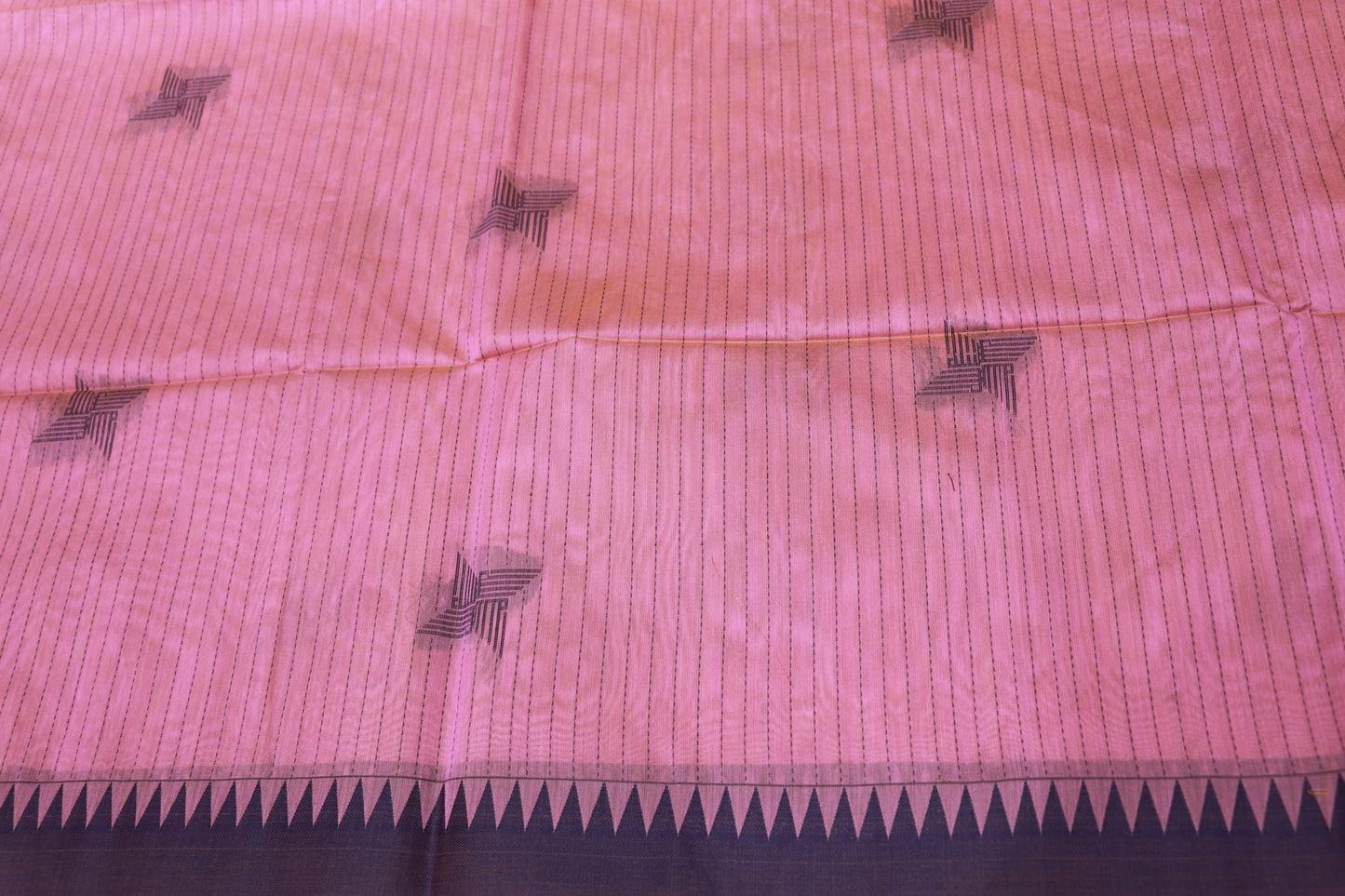 Silk  Cotton  Saree  Baby Pink  Colour