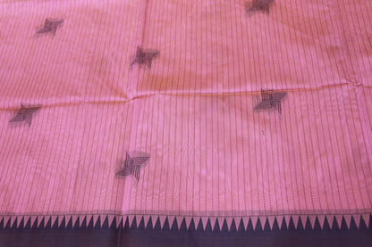 Silk  Cotton  Saree  Baby Pink  Colour