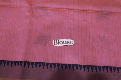 Silk  Cotton  Saree  Baby Pink  Colour
