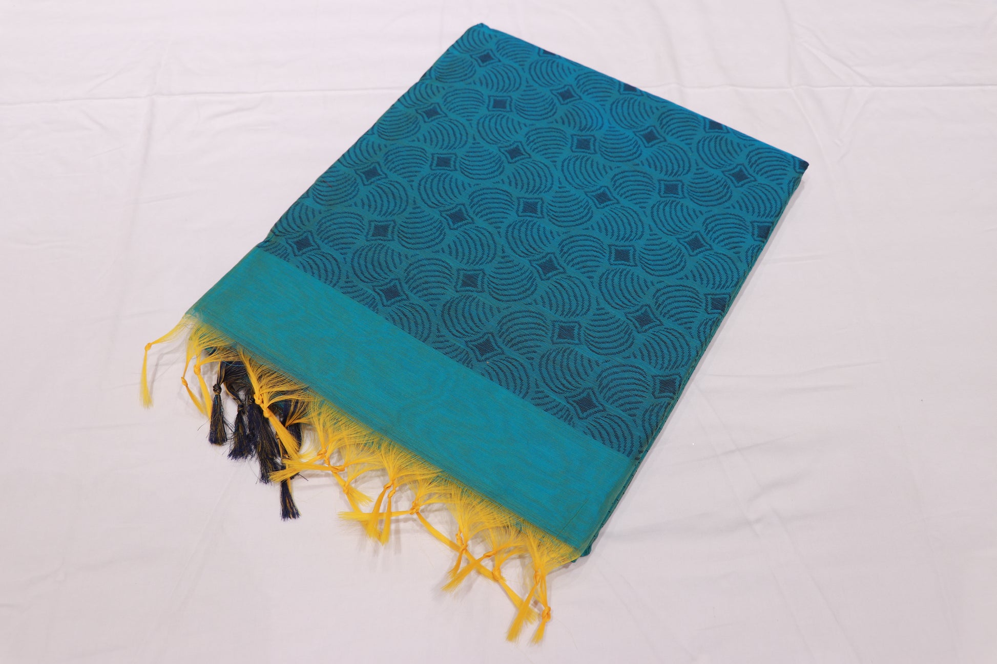 Silk  Cotton Saree  Blue Colour - Vaishali Silks
