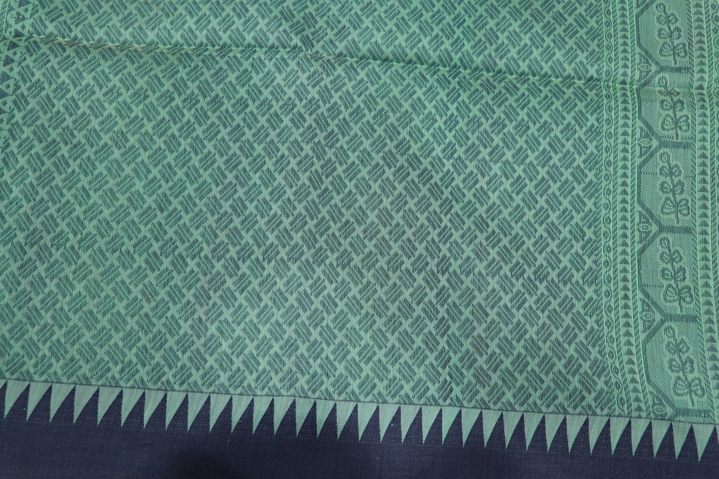 Silk  Cotton  Saree Pista Green  Colour