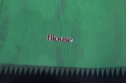 Silk  Cotton  Saree Pista Green  Colour